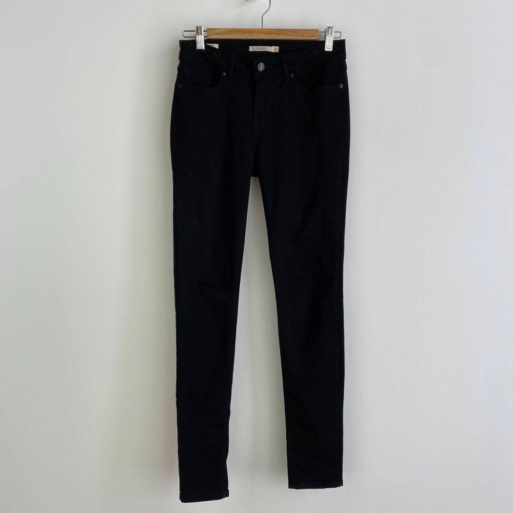 LEVI'S 711 Skinny Black Jean